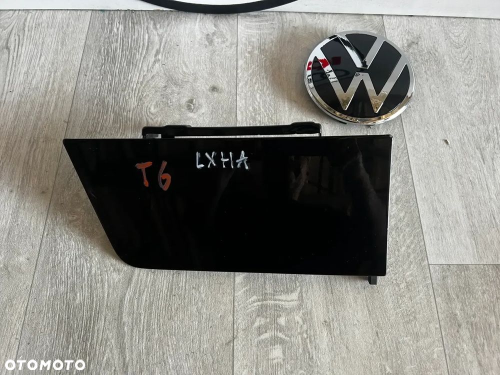 VW T6 T6.1 KLAPKA WLEWU PALIWA I BLACHA POD KLAPKĄ 7E0809905B 7E0853289 KPL 2019R LC9X - 1