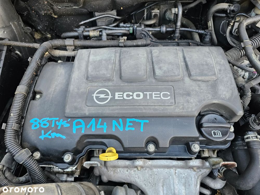 SILNIK SŁUPEK OPEL ASTRA J CORSA D E MERIVA B MOKKA ZAFIRA C 1.4 T TURBO A14NET 88000km NIEMCY MOŻLIWOŚĆ ODPALENIA - 1