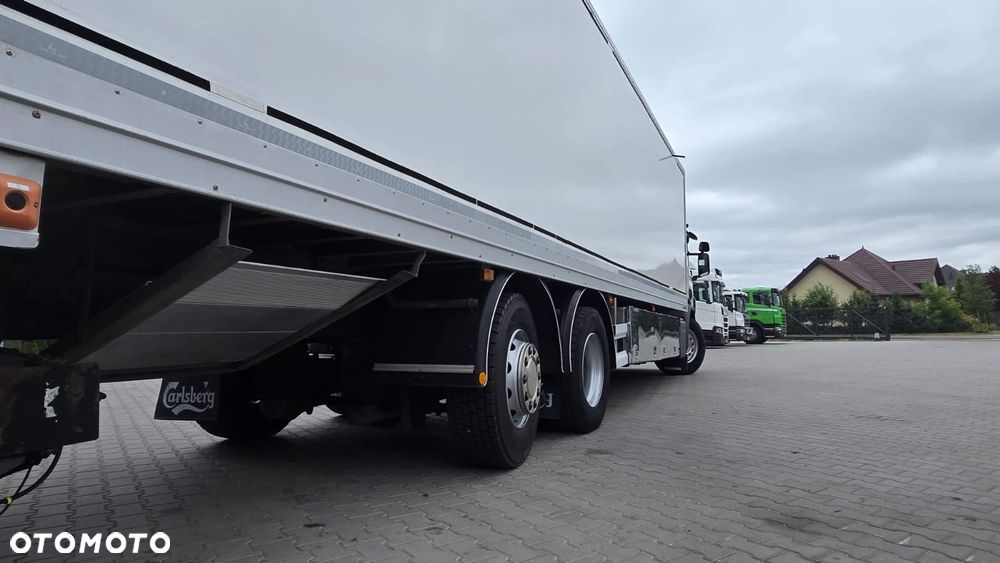 Scania P360 6x2 Euro 6 bez EGR, kurierka kontener 24 palety 9.7m rama do zabudowy laweta beczka asenizacyjna niski przebieg! - 17