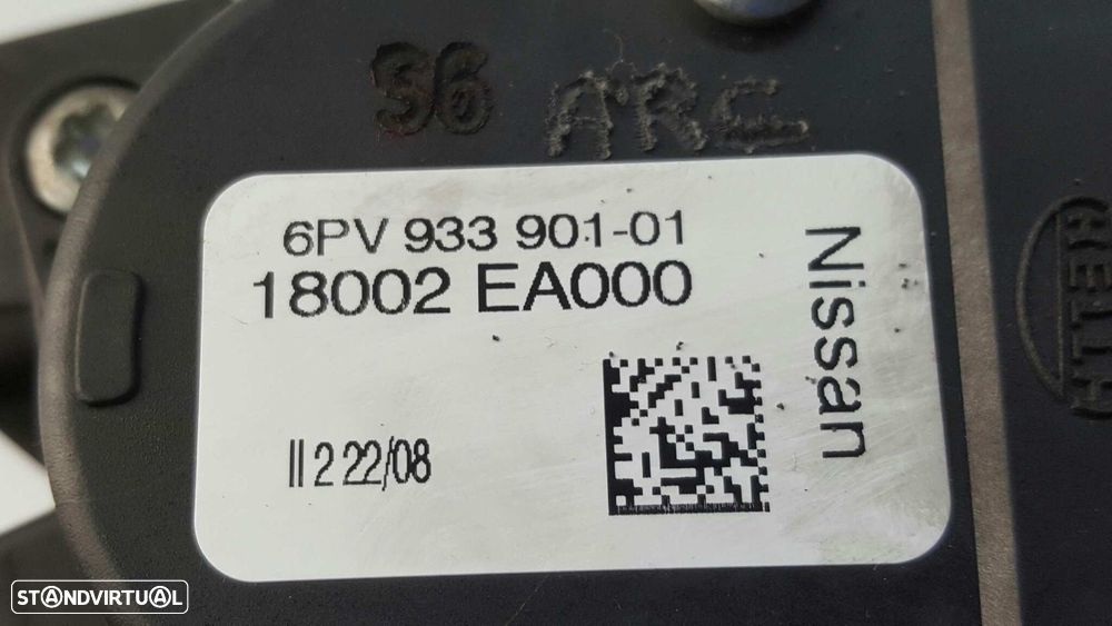 PEDAL DO ACELERADOR NISSAN PATHFINDER (R51) 2.5 DCI XE - 7