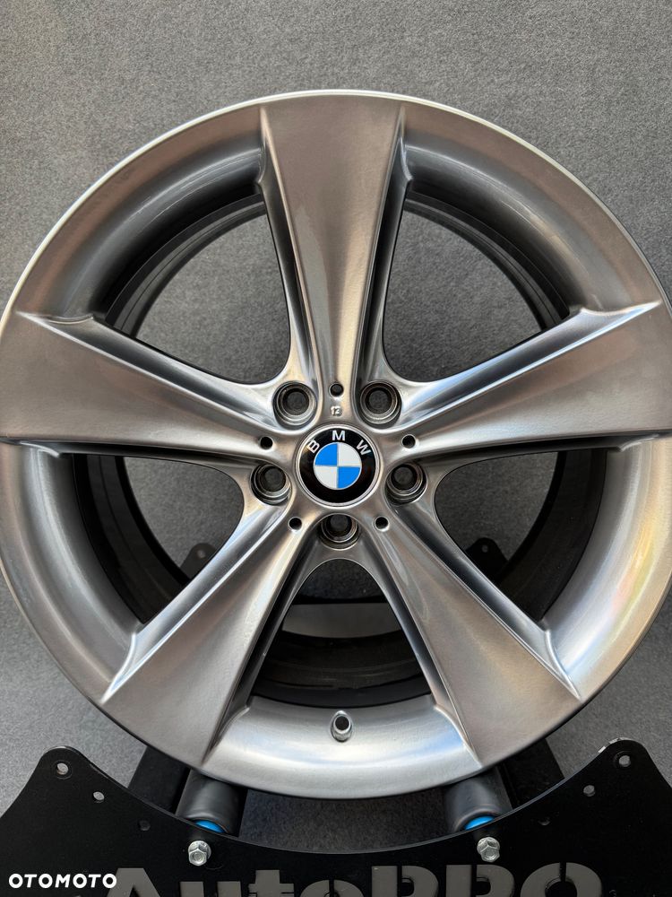 Oryginalne felgi BMW 19 5x120 e60 3 F30 F32 F36 alufelgi Styling 128 8.5j ET18 F10 Z3 Z4 E46 X1 X3 E83 E90 F34 GT F01 F12 F20 F22 E87 E81 JR Shadow Chrome grafit Radom oryginał wklęsłe concave - 4