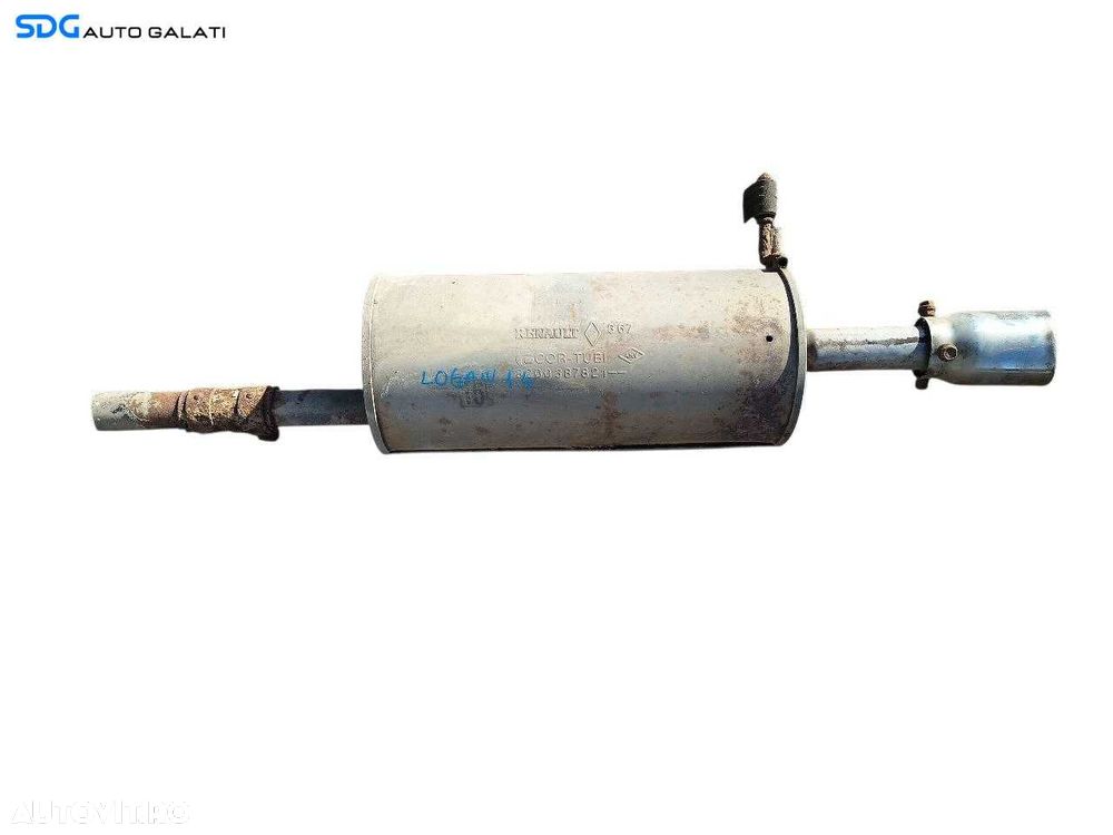 Toba Teava Evacuare Esapament Finala Dacia Logan 1.6 Benzina 2004 - 2012 Cod 8200387821 [LC2261] - 1