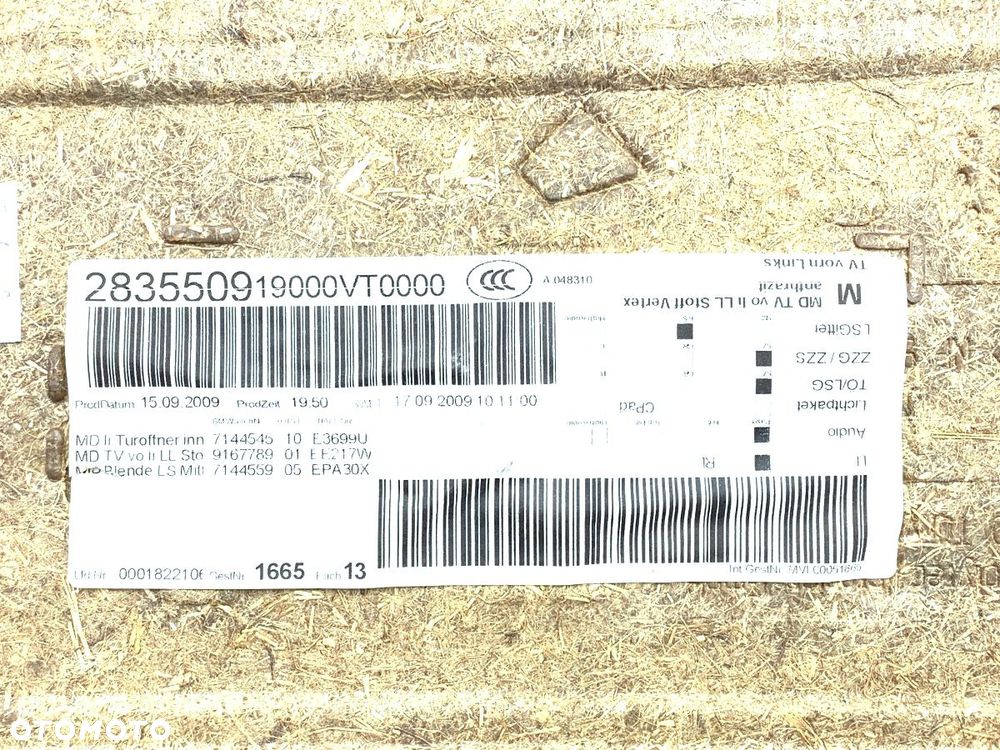 BOCZEK DRZWI LEWY PRZÓD - 147.00 PLN - BMW 3 Touring (E91) 2004 - 2012 318 i 105 kW [143 KM] - 4