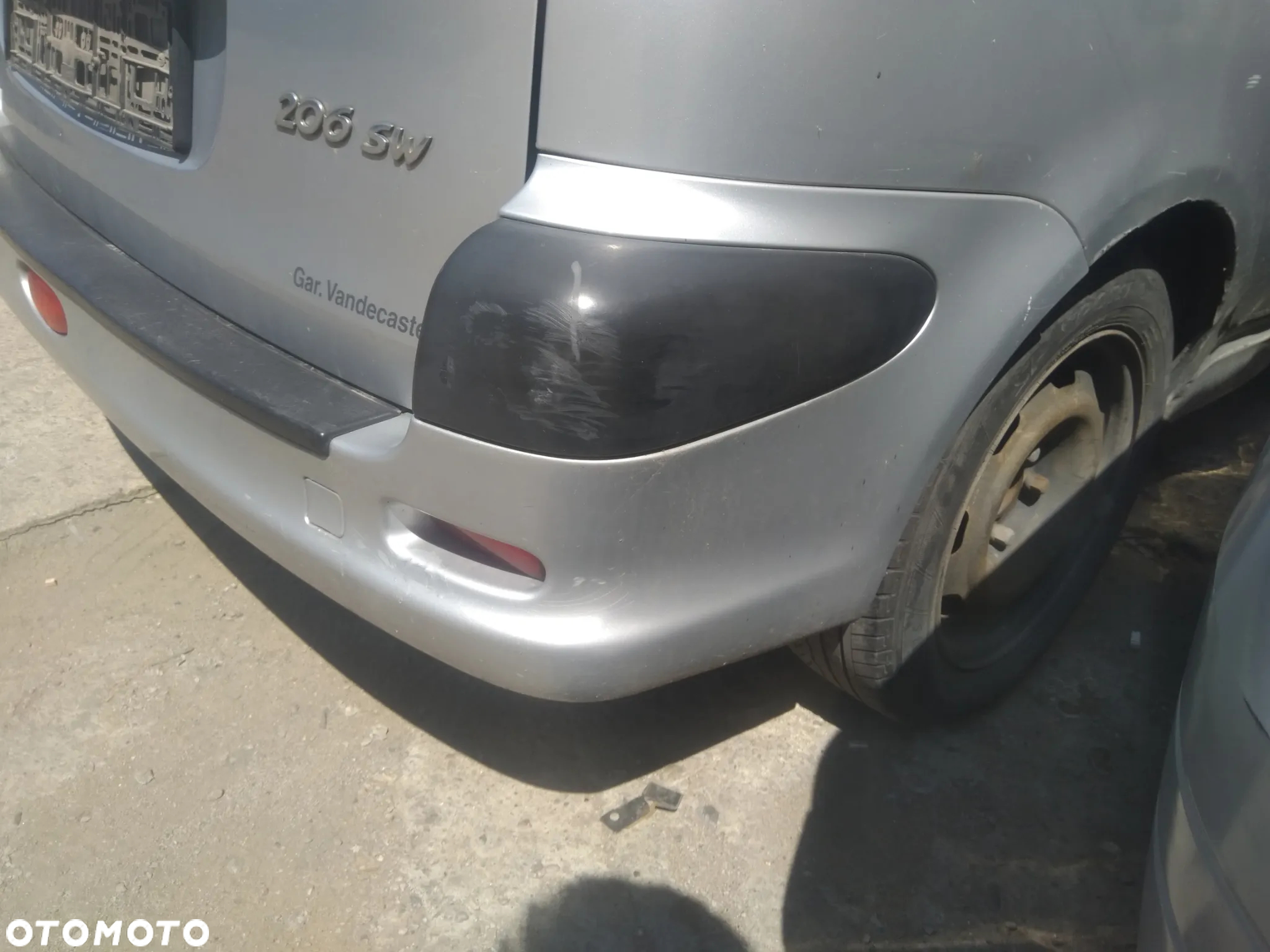 Peugeot 206 SW zderzak tylny - 4