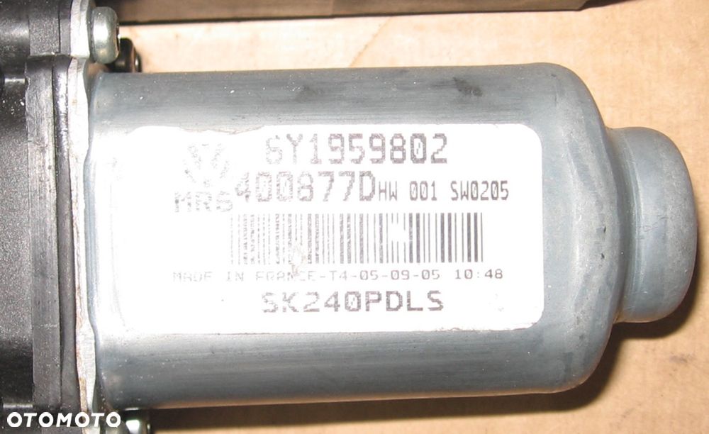 silnik szyby TRANSPORTER T5 POLO FABIA 6Y1959801 6Y1959802 - 5