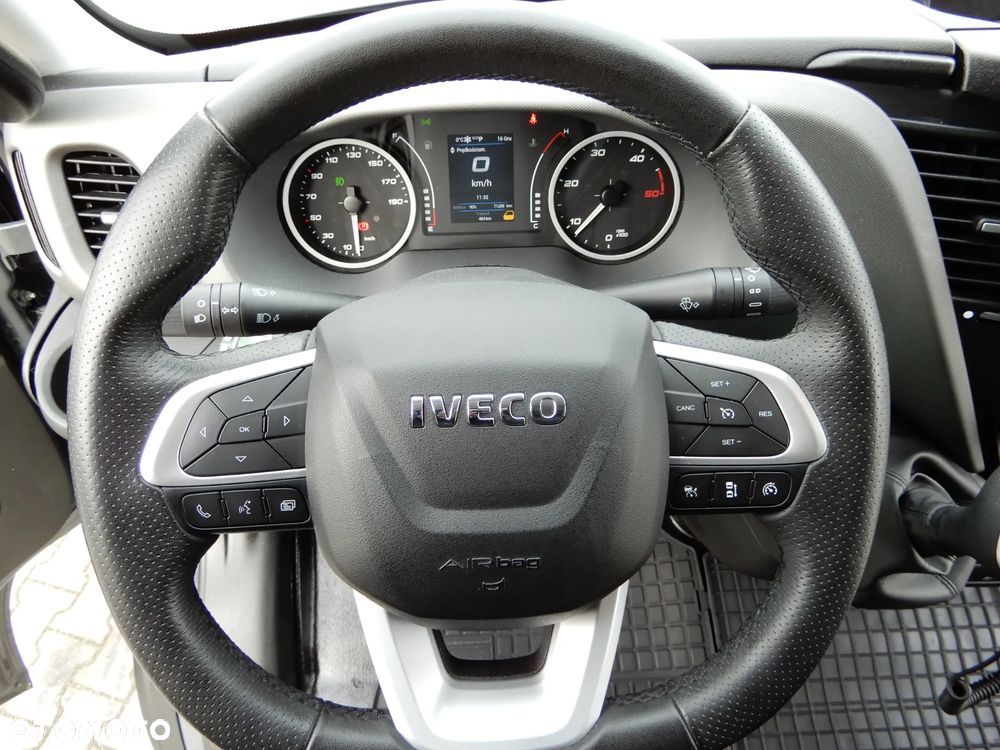 Iveco DAILY 50C18 Hi-Matic Firana Obustronna + Dach Suwany Skrzynia 6310 mm 12 Euro Palet Rozstaw Osi 4750 mm WZMACNIANY Full Opcja Wyposażenia GWARANCJA FABRYCZNA Stan Jak Nowy Gotowy Dostępny POLECAM - 35