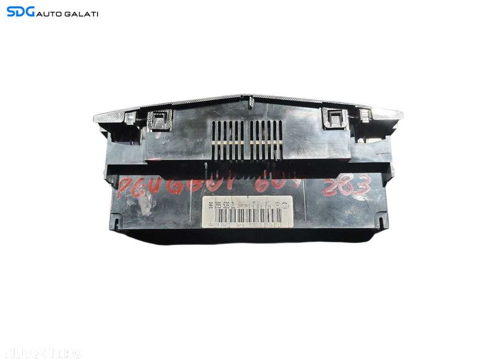 Panou Comanda AC Clima Climatronic Aer Conditionat Peugeot 607 2000 - 2008 Cod 96295526ZL [N2698] - 5