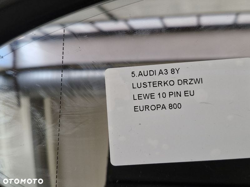 AUDI A3 8Y LUSTERKO DRZWI LEWE 10 PIN EU - 6