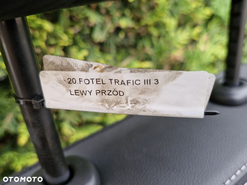 RENAULT TRAFIC III 3 VIVARO B FOTEL LEWY PRZÓD PRZEDNI KIEROWCY EU EUROPA - 2
