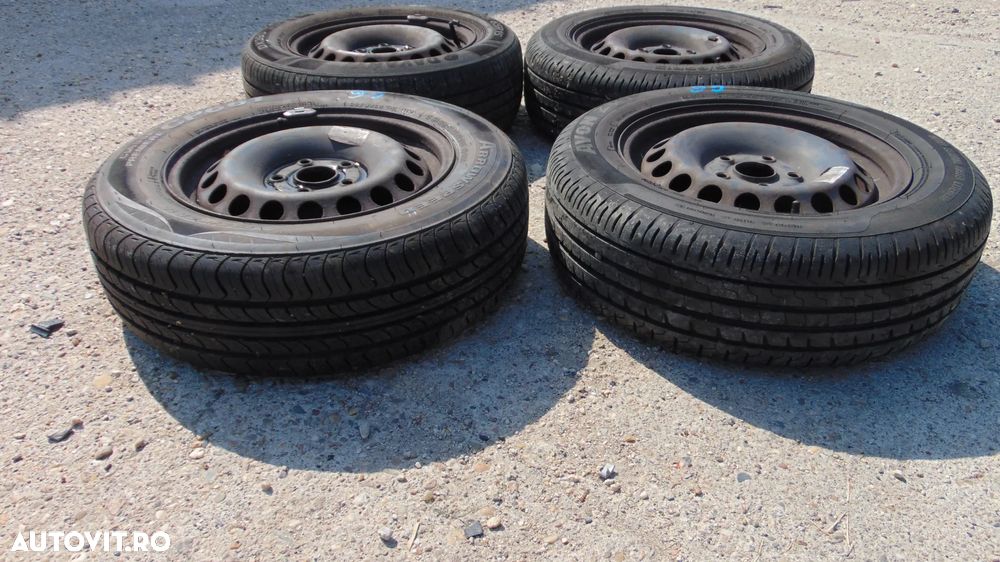 Jante R15 VW Golf 6 Seat Leon Toledo Skoda Octavia Audi A3 Touran Passat b7 jante cu anvelope vara - 4