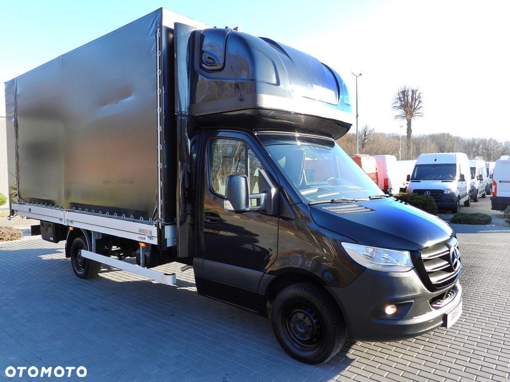 Mercedes-Benz SPRINTER 319 PLANDEKA 12 PALET TEMPOMAT NAWIGACJA PNEUMATYKA AUTOMAT HI-MATIC KLIMATYZACJA  190KM - 5