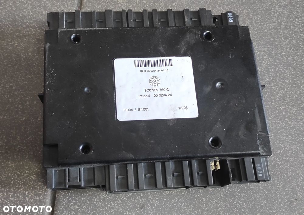 MODUŁ STEROWNIK FOTELA 3C0959760C VW PASSAT