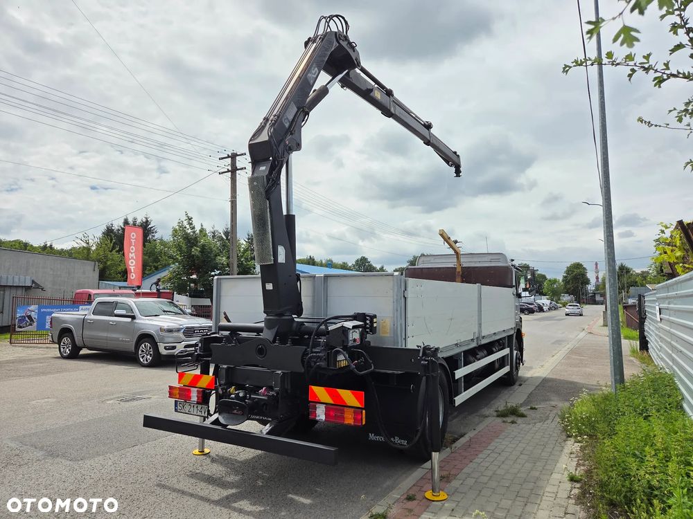 Mercedes-Benz AXOR 1826L // 9 BIEGÓW // KLIMA HAK // HDS HIAB ŻURAW DŹWIG // TYŁ PODUSZKI // EURO 4 - 4