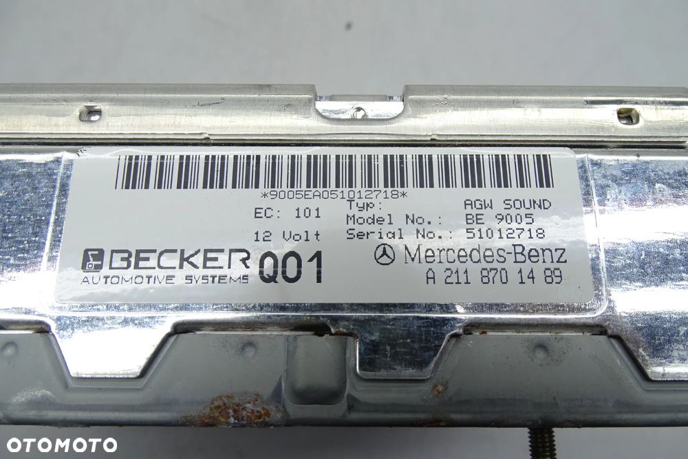 MERCEDES SLK R171 Wzmacniacz Radia 2118701489 - 5