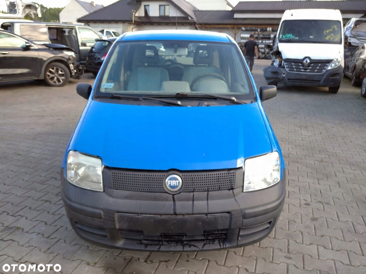 FIAT PANDA 2 II 169 ZDERZAK PRZÓD PRZEDNI CZARNY - 2
