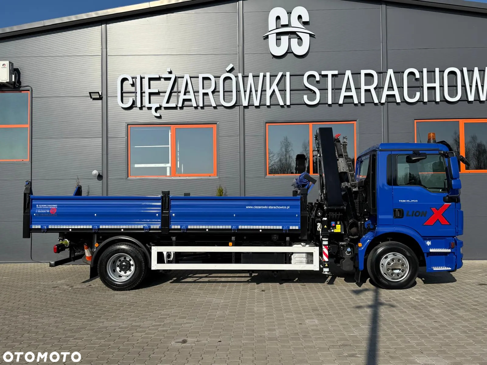 MAN TGM TGL 15.250 / E6 / wywrotka 3-S + HMF żuraw z pilotem / HDS dzwig kran crane kiper kipper - 8