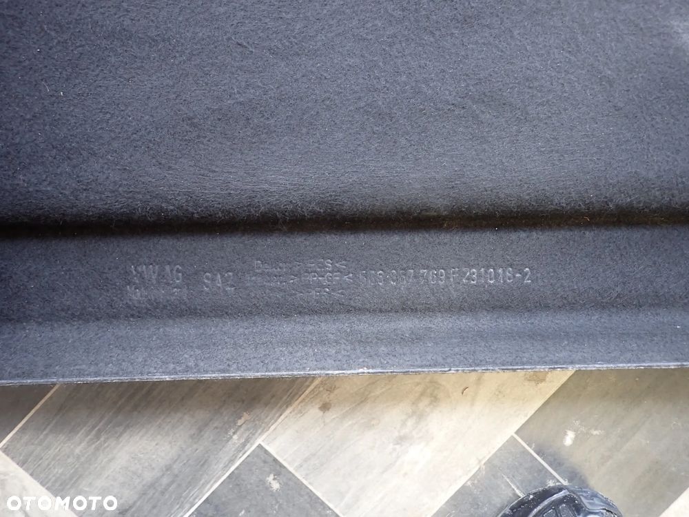 VW GOLF VII 5G6 PÓŁKA TYLNA BAGAŻNIKA - 4