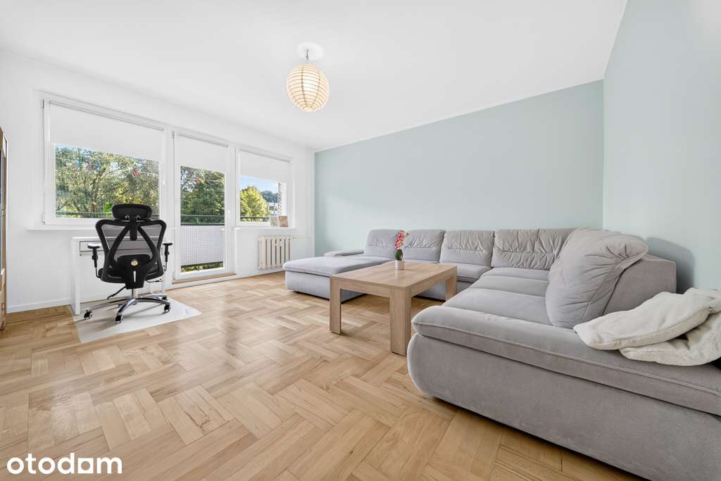 63 m², 2 piętro i  balkon przy terenach zielonych!