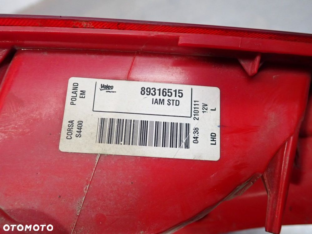 LAMPA LEWA TYLNA OPEL CORSA D - 7