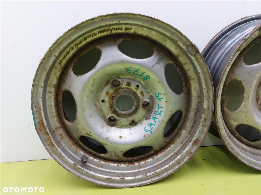 Felgi stalowe Smart Fortwo 4X112 5,5J R15 ET 22 - 8