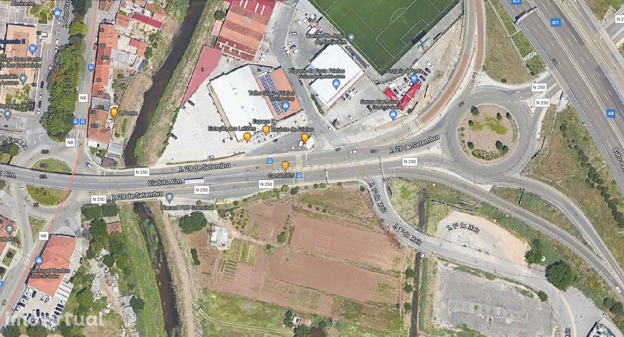 Lote de terreno rustico 29 240m2 Ponte de Frielas  a 300mt dos acessos - Grande imagem: 2/27