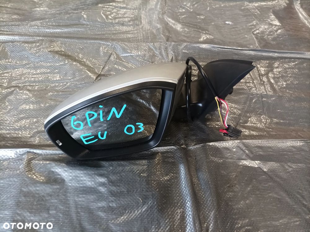 Skoda octavia III lusterko lewe 6 PIN LA7W - 1