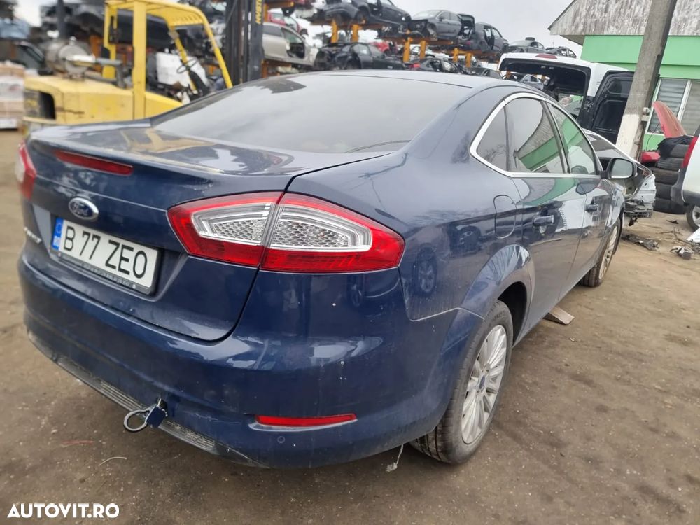 motor fara anexe cutie de viteze  viteza  manuala 6 trepte timonerie turbina pompa inalta injectie kit chit ambreiaj volanta rampa injectoare injector racitor gaze egr clapeta acceleratie etrier calaret fuzeta stanga dreapta fata spate Ford Mondeo MK4 facelift, an 2014, motor 2.0 tdci 140cp cod UFBA, - 3