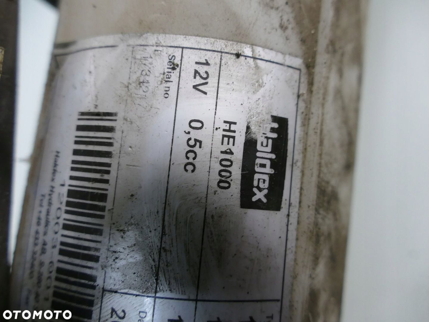 HALDEX HE1000 POMPA HYDRAULICZNA DO WINDY 0,5cc - 2