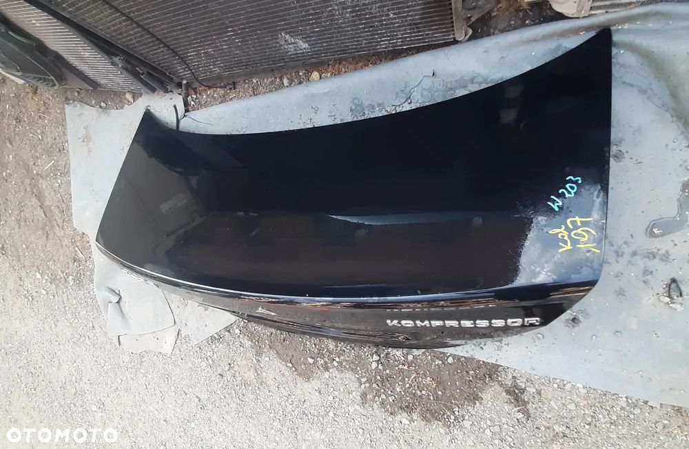 Klapa bagażnika MERCEDES W203 sedan czarna 197 BEZ KOROZJI!!! - 3