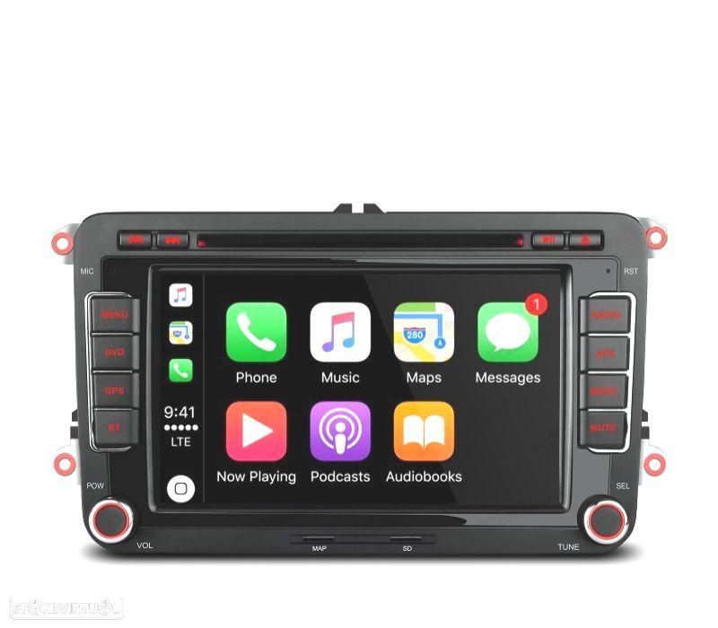 AUTO RADIO GPS ANDROID 13 VOLKSWAGEN VW PARA SEAT SKODA TOURAN 7" USB GPS TACTIL HD - 9