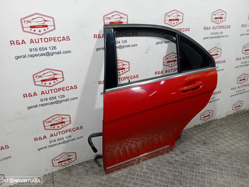 Porta Trás Traseira Esquerdo Mercedes Class C W204 Sedan Original - 4