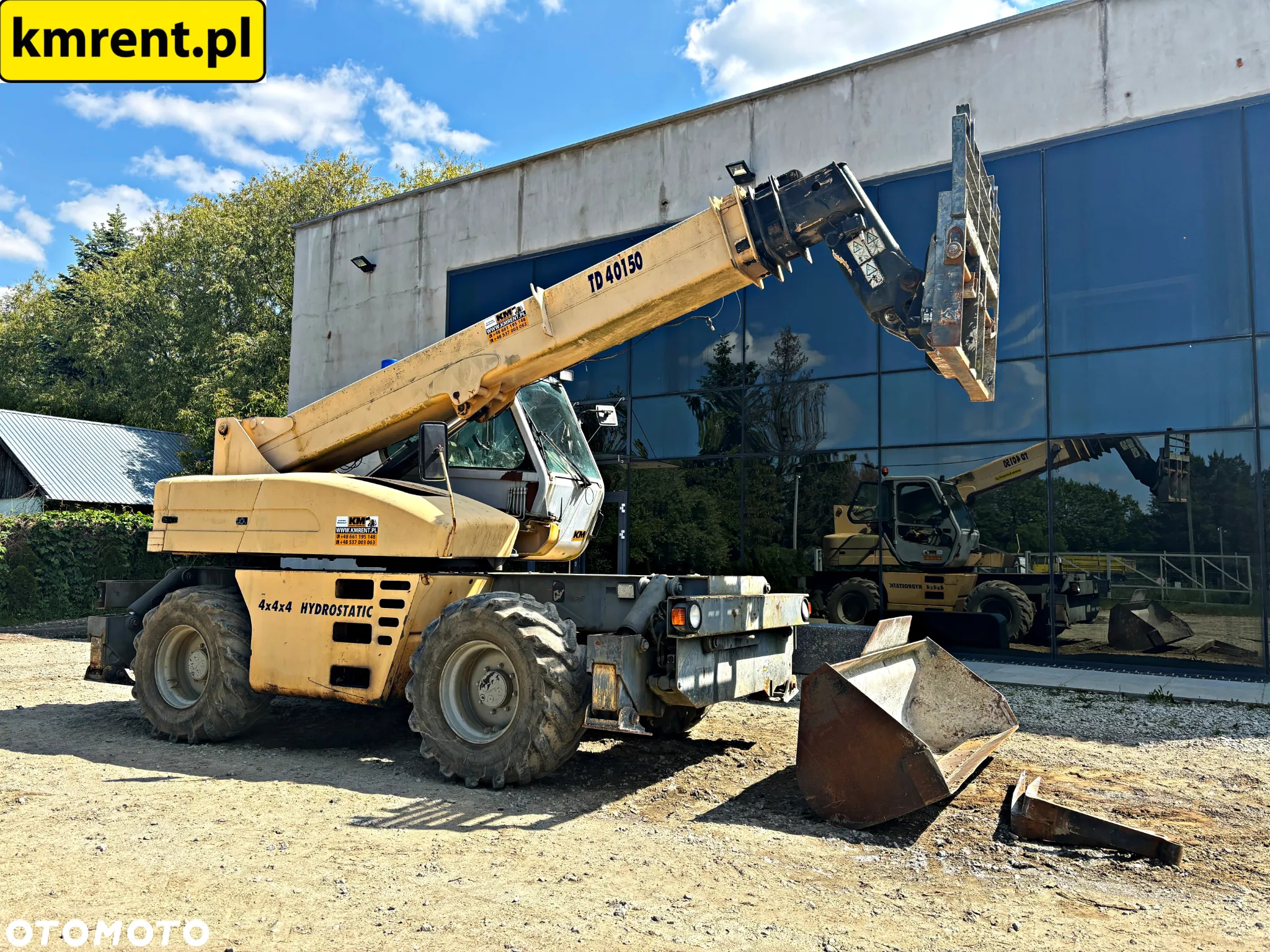 Bobcat SAMBRON TD 40150 ŁADOWARKA TELESKOPOWA OBROTOWA 1999R. | MANITOU MRT 1440 1540 TEREX 3514 JCB 535-140 - 5