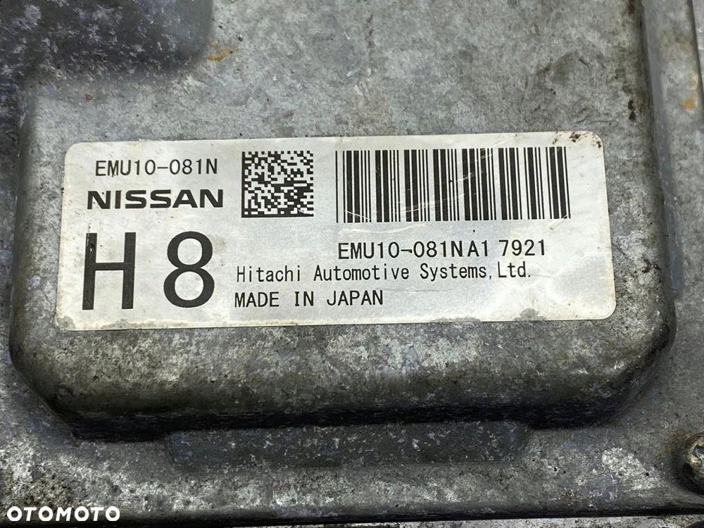 STEROWNIK KOMPUTER NISSAN JUKE F15 1.2 16V EMU100-81N HITACHI ECU - 5