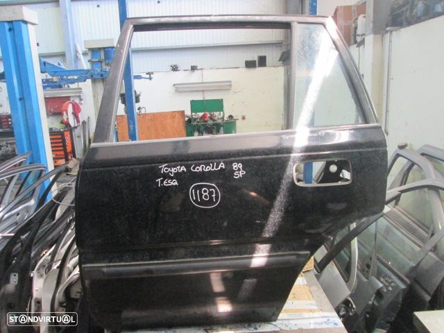 Porta REF1187 TOYOTA COROLLA EE90 1989 5P PRETA TE - 1