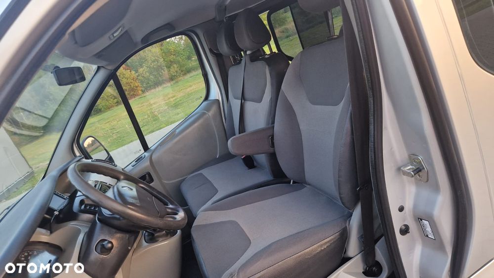 Renault TRAFIC L2H1 Długi Klima Elektryka Kamera Tempomat Dubel Kabina 6os Brygadówka - 9
