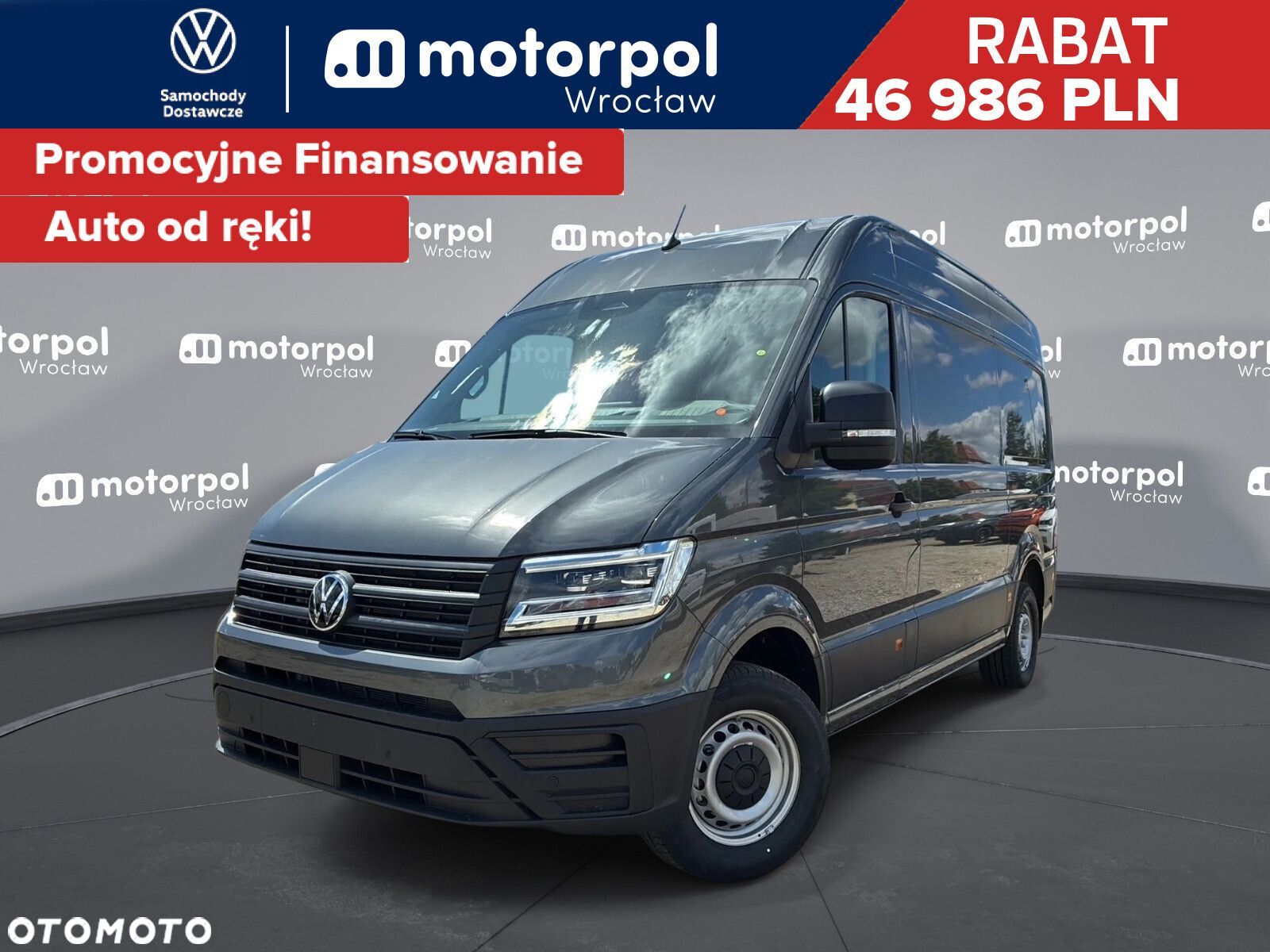 Volkswagen Crafter 35 Furgon L3H3, 2.0TDI 177KM, Wysoki dach, r.o. 3640 - 1