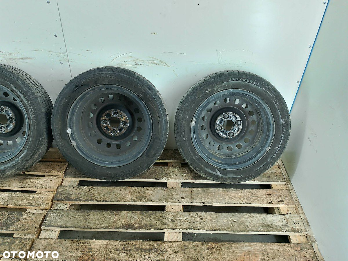 FELGI STALOWE 14 4x100 ET41 KOMPLET Z OPONAMI FIREMAX 155/65R14 - 3