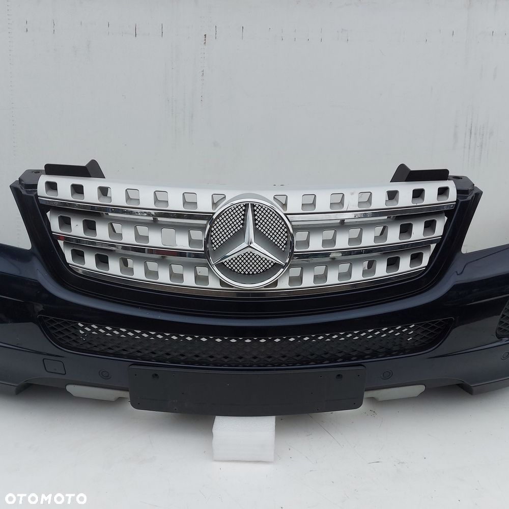 ZDERZAK PRZOD PRZEDNI KOMPLETNY MERCEDES ML W164 ORYGINAL DEMONTAZ ATRAPA GRILL KRATKI HALOGENY - 4