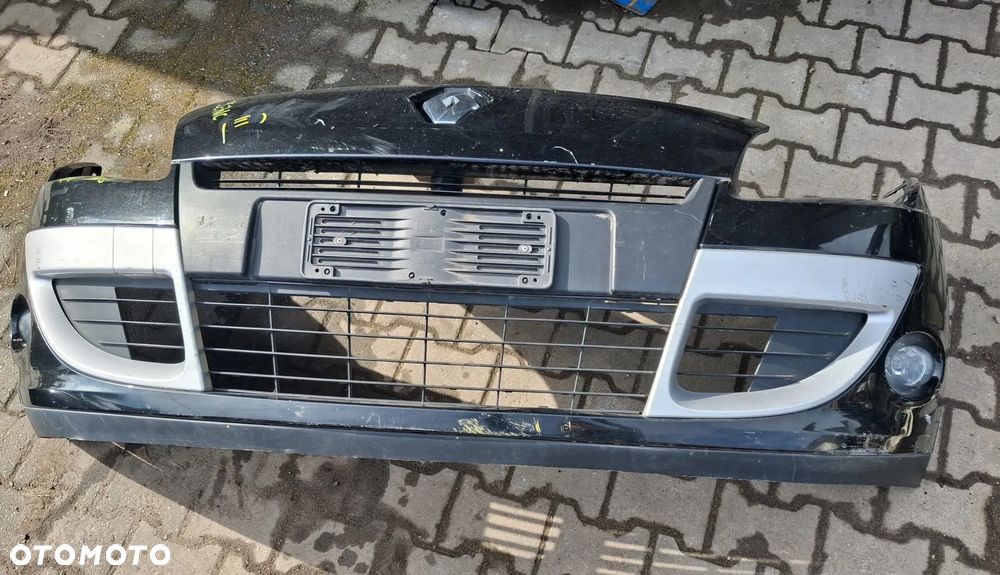 Zderzak przód RENAULT SCENIC III czarny OE - 3