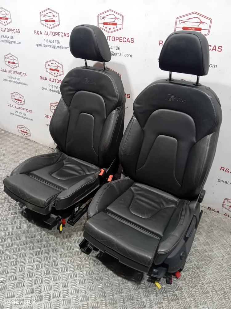 Conjunto de Bancos Audi A5 Coupé S-Line em Pele Original - 8