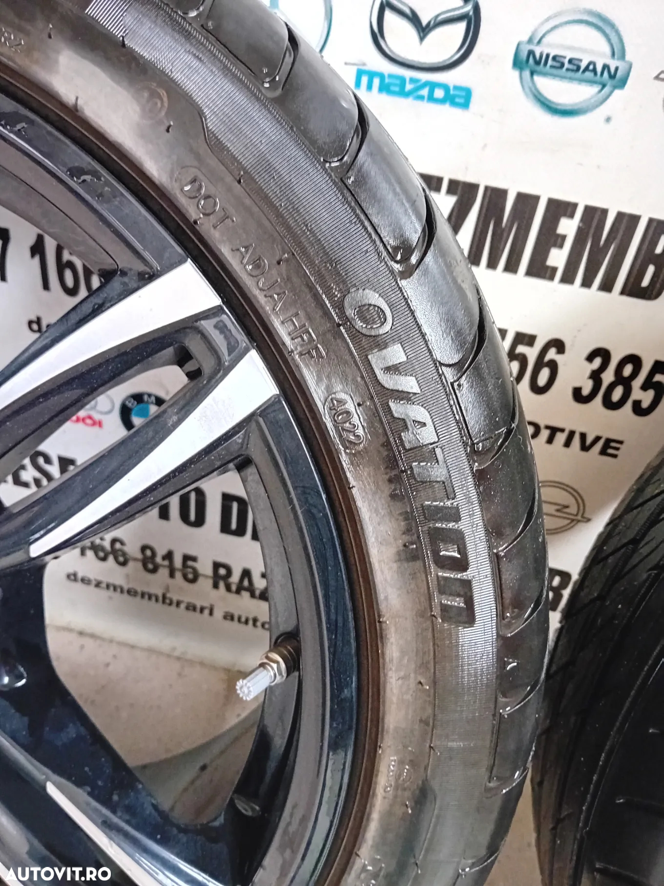 Jante Aluminiu BMW R18 Cu Anvelope Vara Dot 2022 225/45R18 5X120 F10 F30 F31 F32 F11 F01 F20 Etc - 10