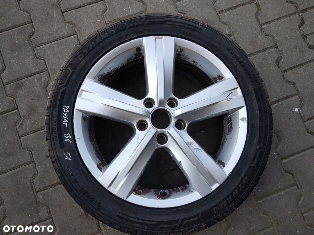 VW PASSAT B7 10-14r CC FELGA ALUMINIOWA 17 5X112 3AA601025E KOŁO ZAPASOWE