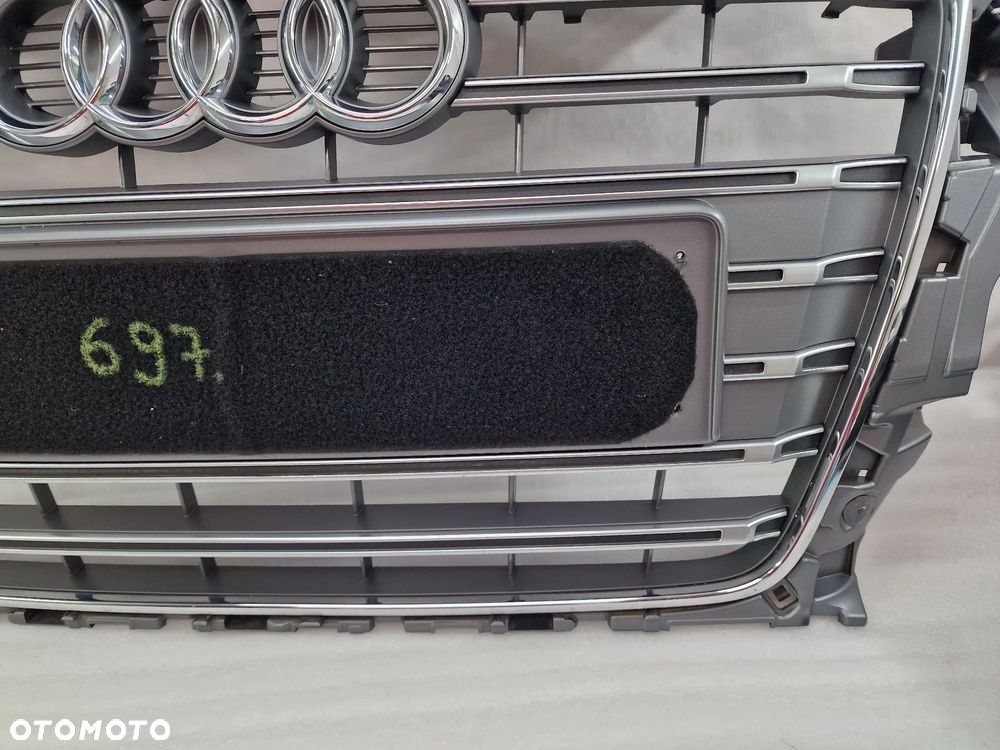 AUDI A3 / S3 8V0 / 8V3 12- ATRAPA / GRILL PRZEDNI PRZÓD , BARDZO ŁADNA , SZARA , NR 8V3853651B/C , NR AUKCJI GL696 (GL697) - 6
