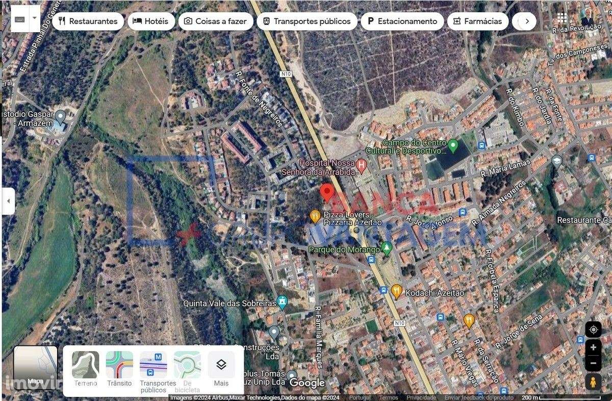 Terreno Urbano 230m2 para construção de Edifício de Habitação em Az... - Grande imagem: 5/16