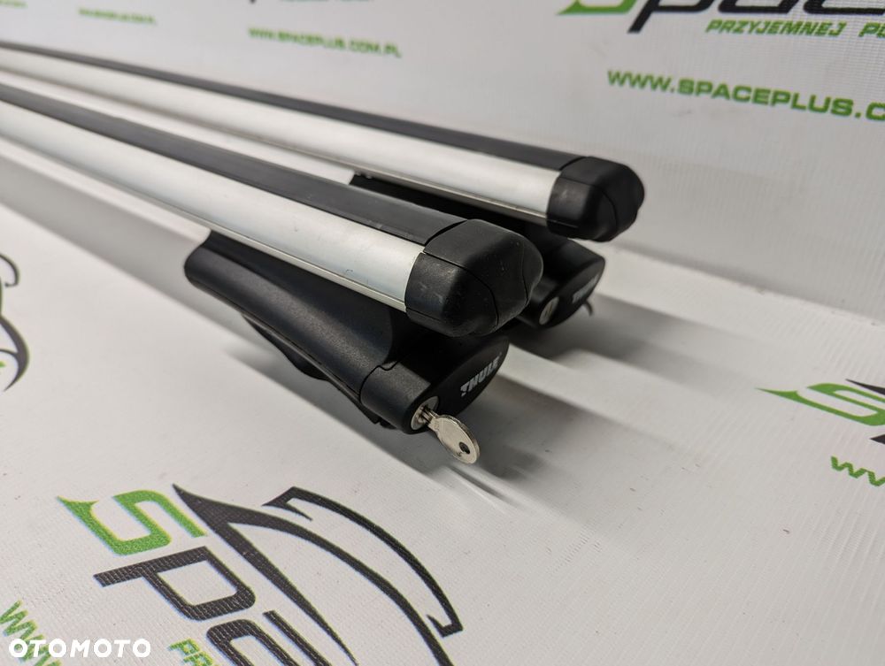 Bagażnik dachowy Thule: belki 862 + Stopy 775 Na otwarte relingi - 1