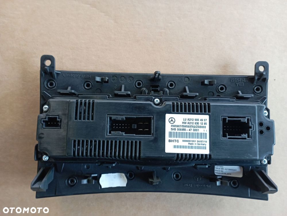 MERCEDES W212 PANEL NAWIEWU KLIMATYZACJI A2129004907 - 2