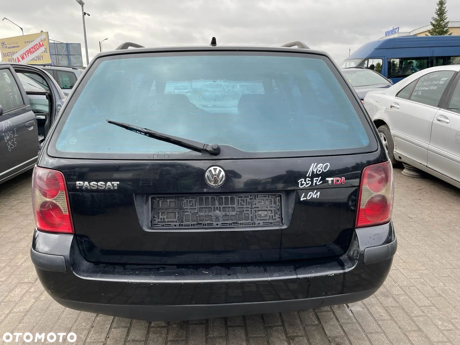 VW PASSAT B5 FL KLAPA BAGAŻNIKA TYLNA TYŁ KOLOR: L041 - 1