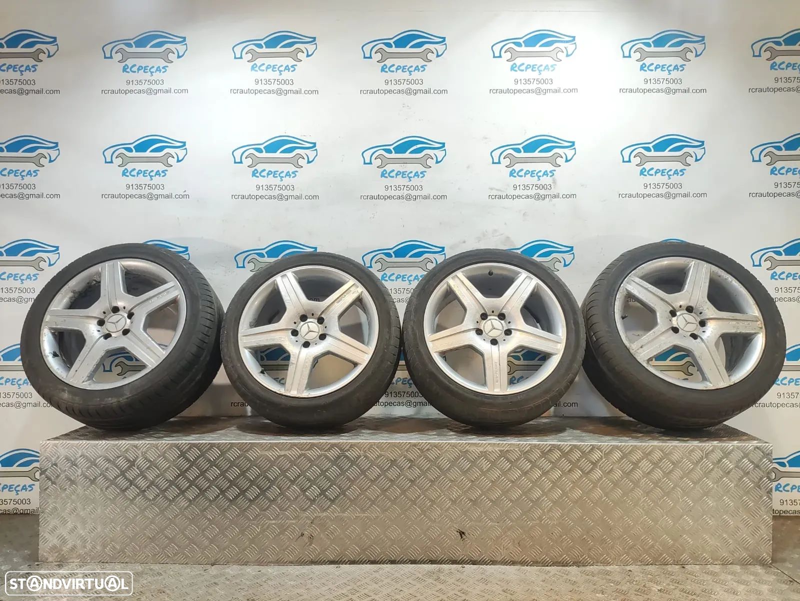 - Jantes 19 Originais Mercedes Benz Class S W221 AMG 8,5J 9,5J ET43 5x112 - 1