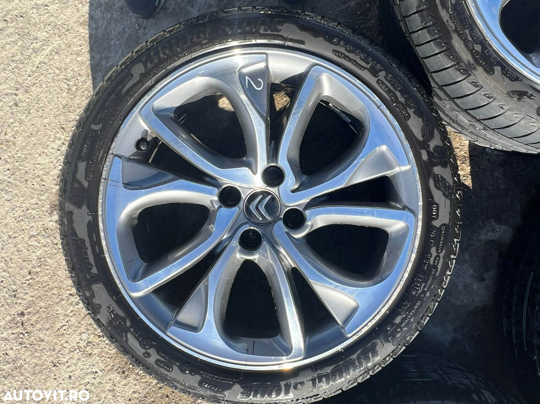 Set roti pe 18 cu anvelope vara pentru Citroen DS4, DS5. - 3