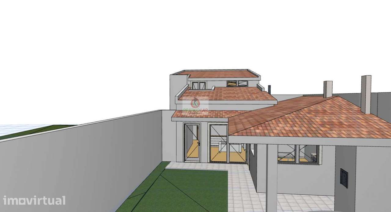 Moradia em construção com dois pisos e logradouro - Grande imagem: 3/22